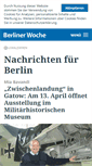 Mobile Screenshot of berliner-woche.de